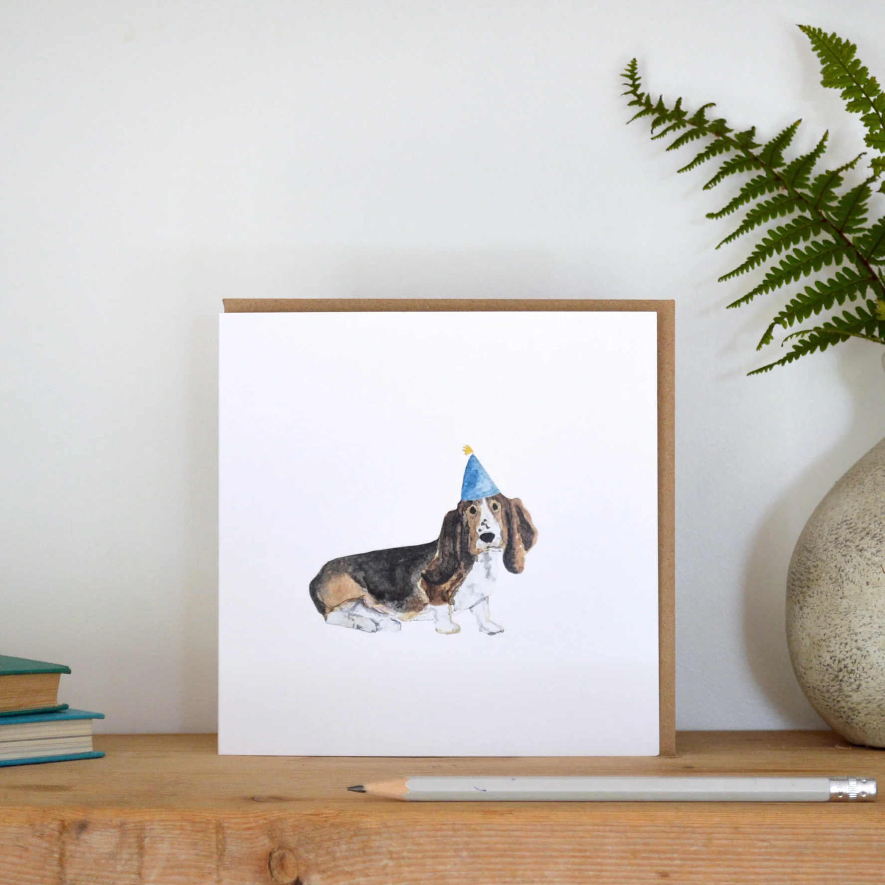 Basset Hound Card