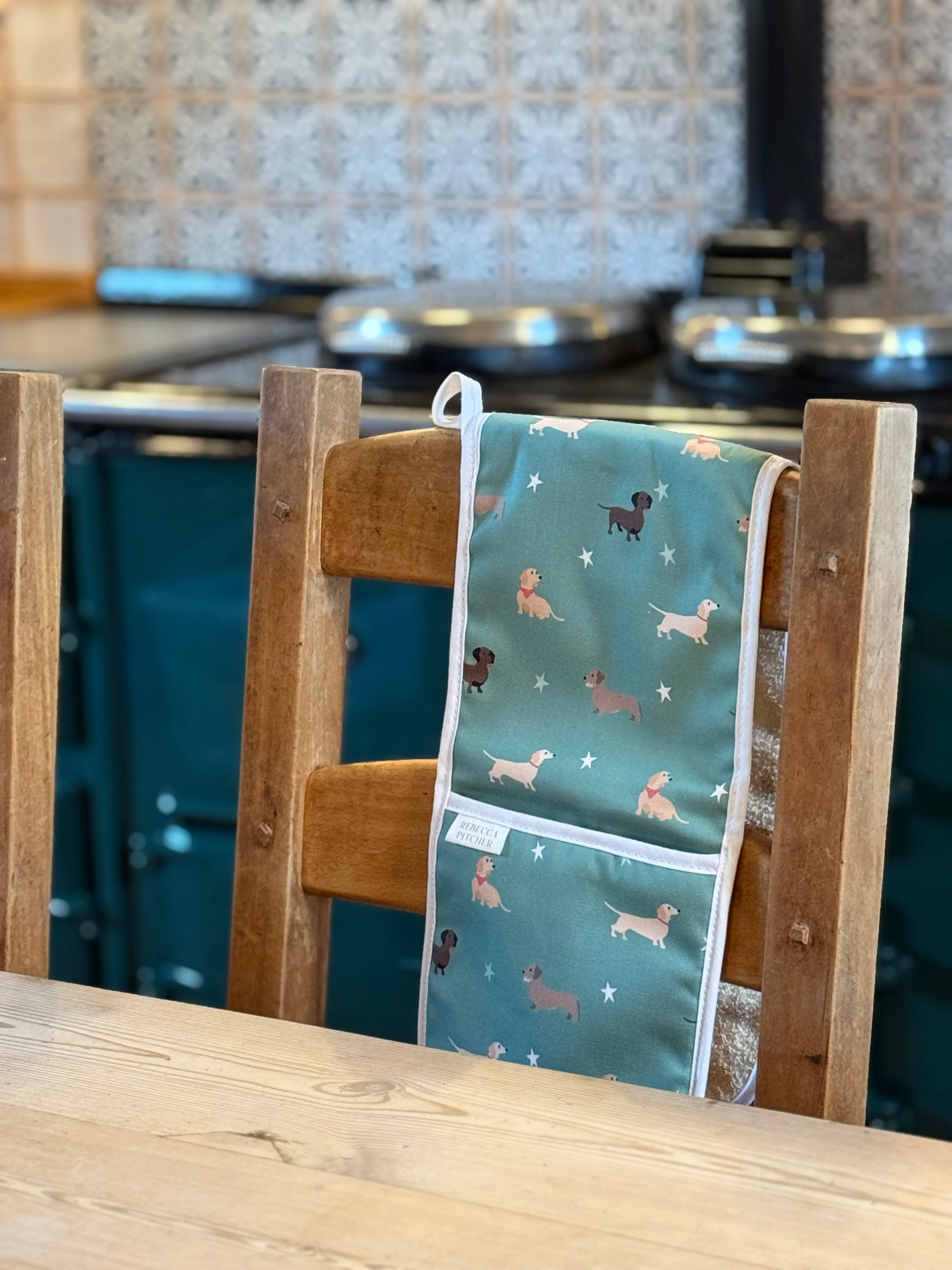 Dachshund Double Oven Gloves - Image 4