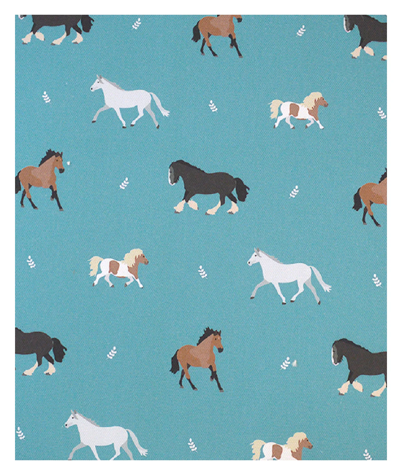 Horses Fabric