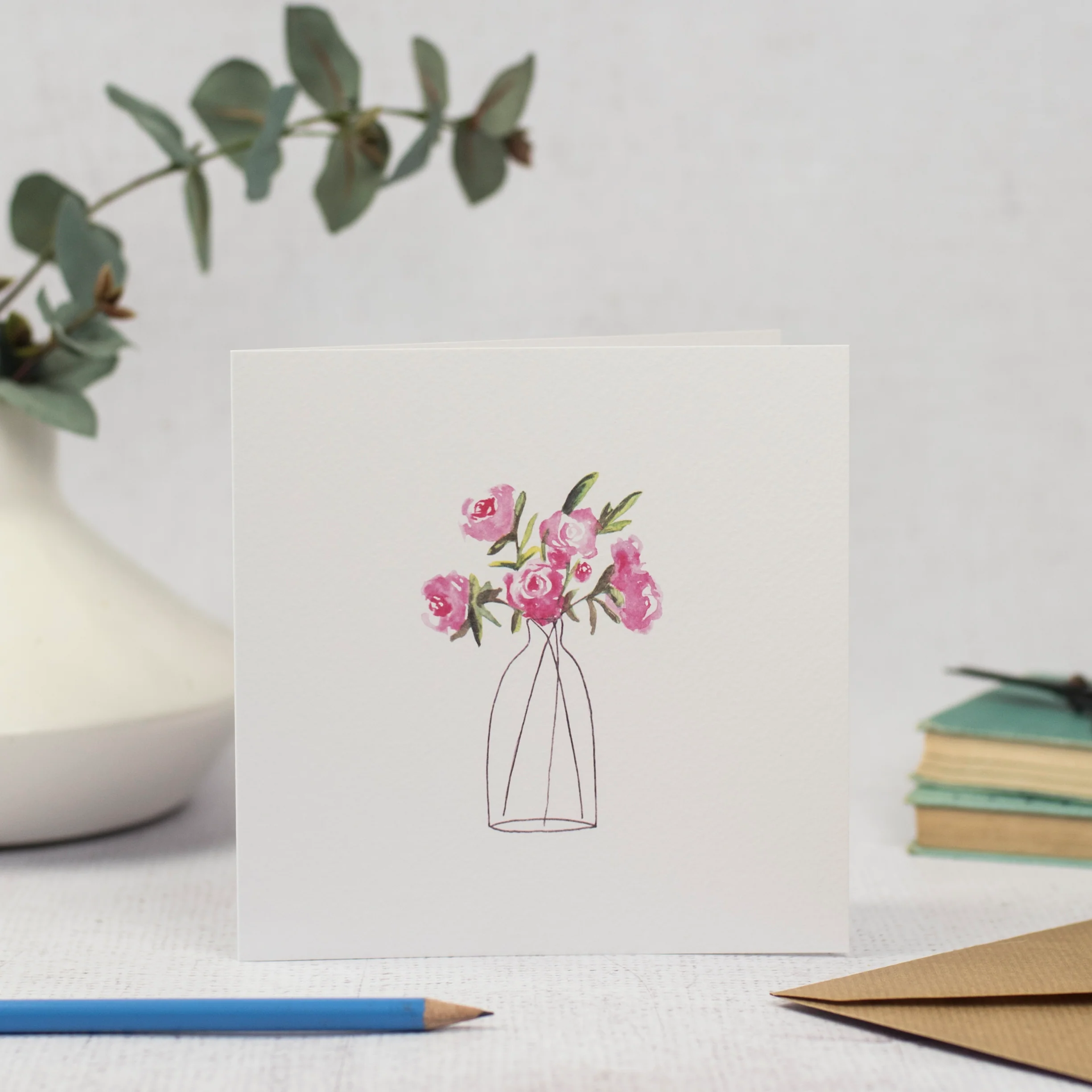 Peonies Card
