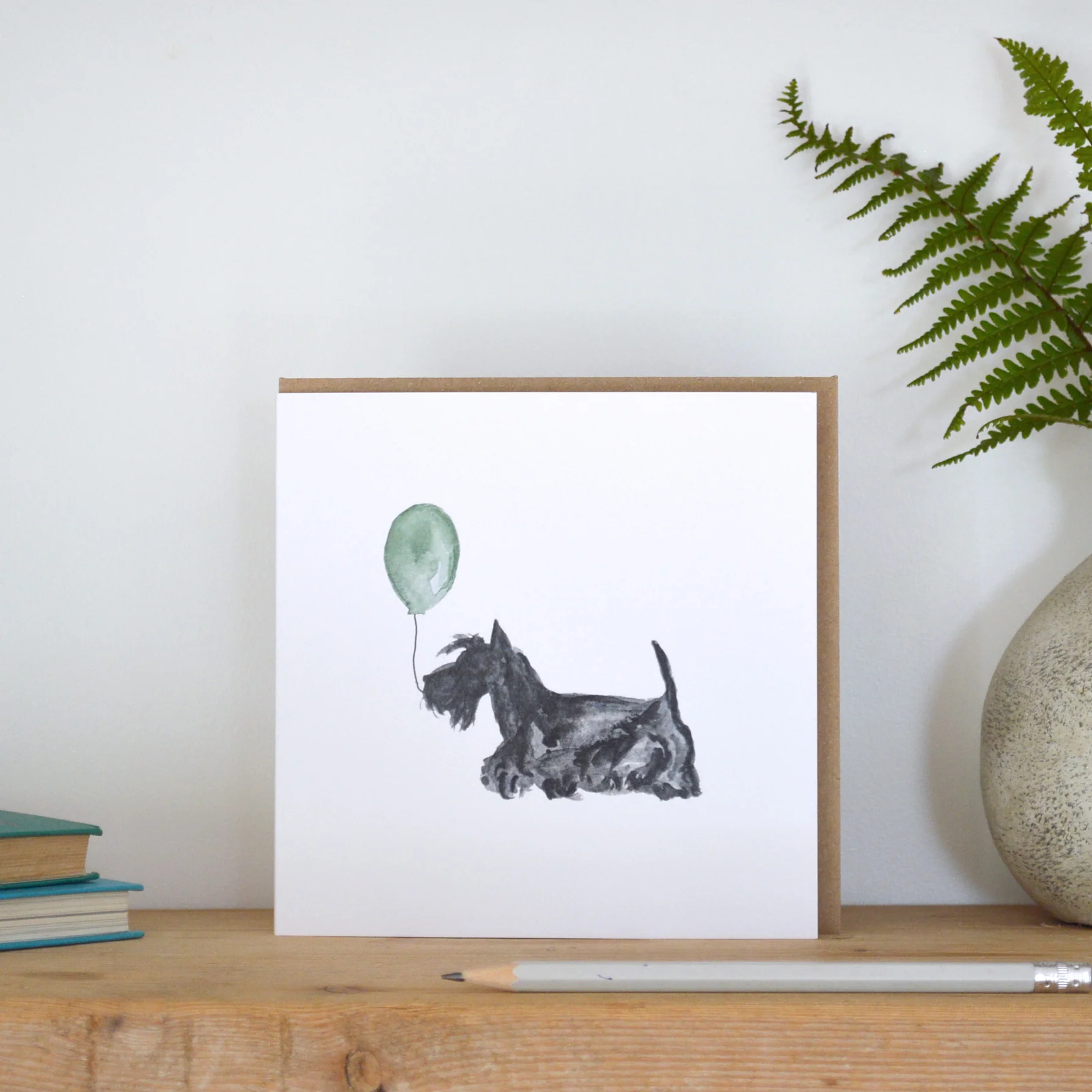 Scottie Dog Card